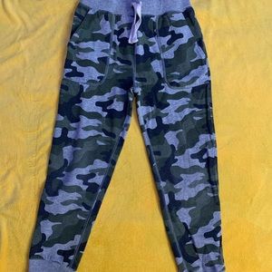 Boys Camouflage Joggers